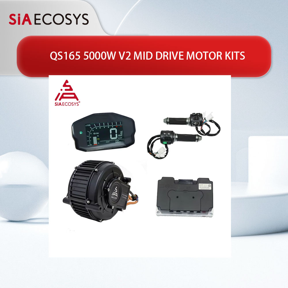 QSMOTOR QS165 V2 5000W 72V 35H - Mid Drive Motor Kit 72V 5000W review and price