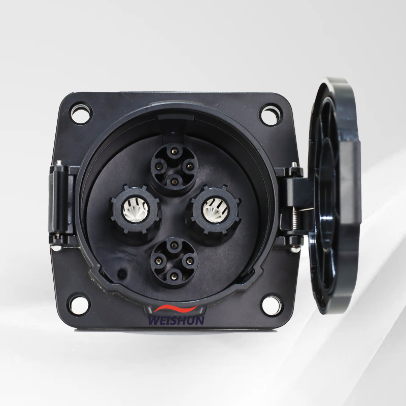 CHAdeMO EV Socket 80A 125A 150 - Chademo Inlet Socket 125A Ev review and price