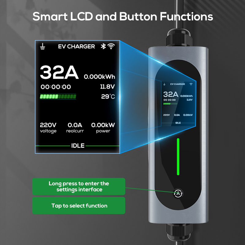 Ovrod Ev Car Charger 16a 11kw  - Type 2 Portable Ev Charger 11Kw Cee review and price