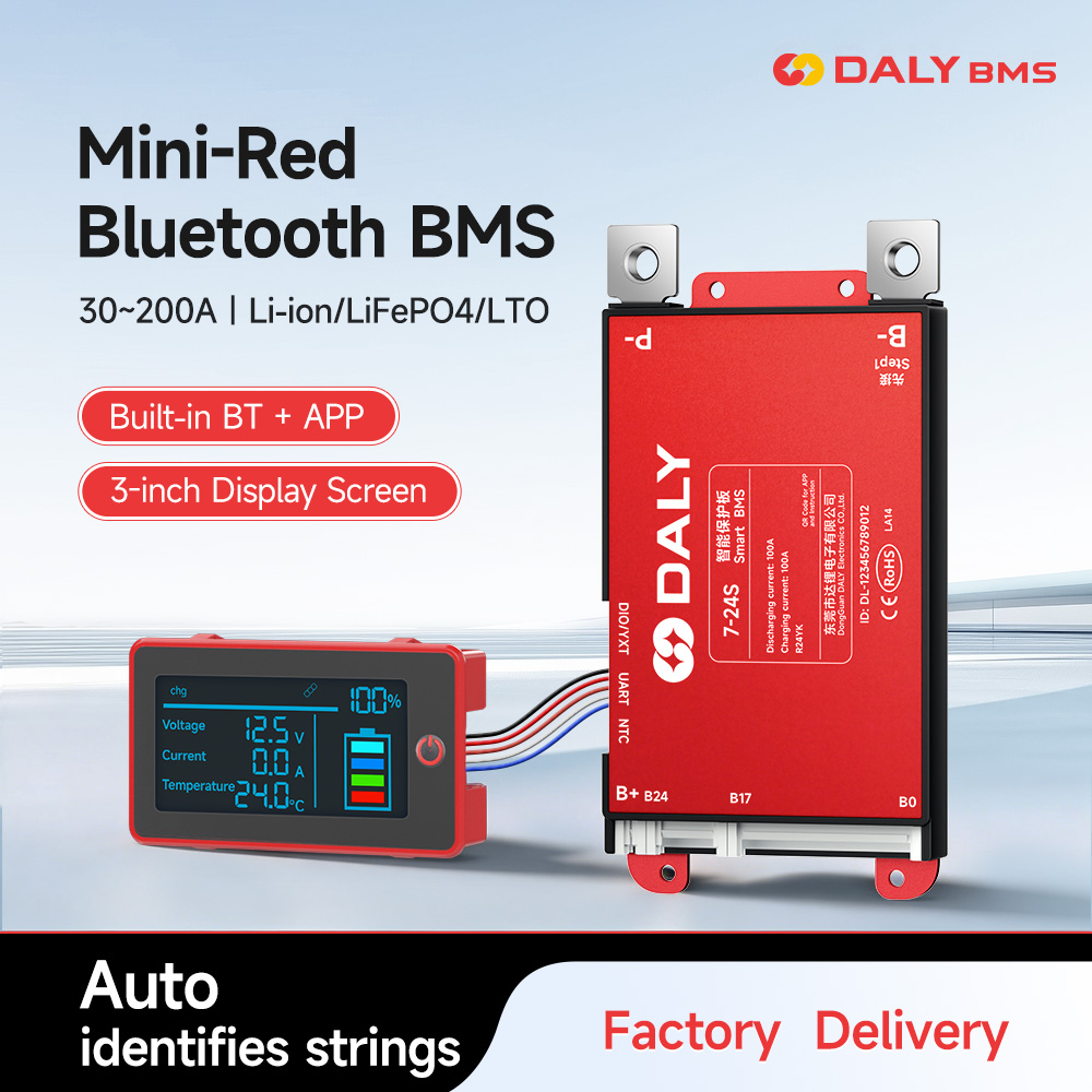 Daly Smart 3inch LCD BMS 30A 4 - Smart Bms 24S 200A Bluetooth Lifepo4 review and price